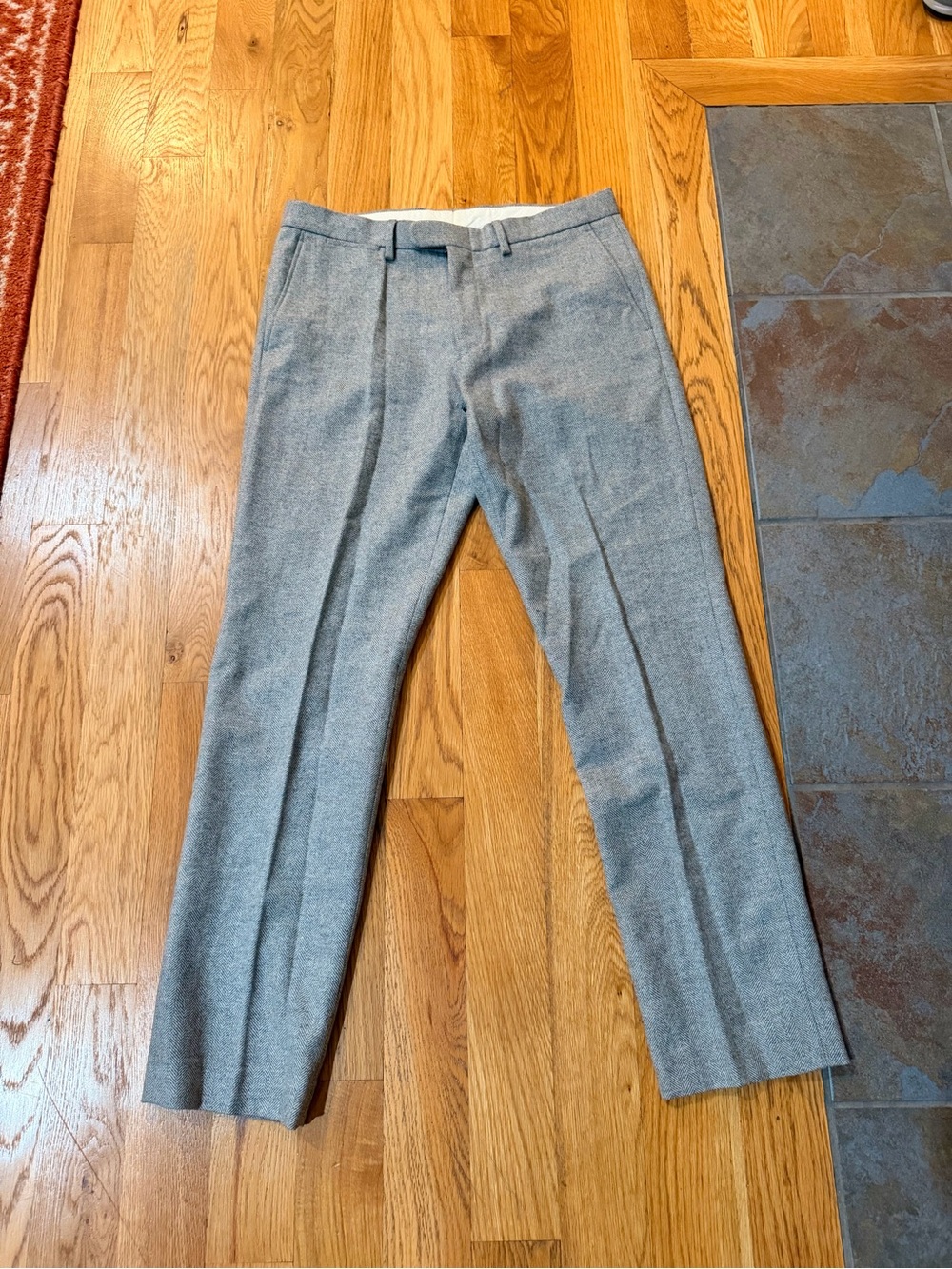 J.Crew Bowery Herringbone Wool Dress Pants – NWT – Men's 32x32